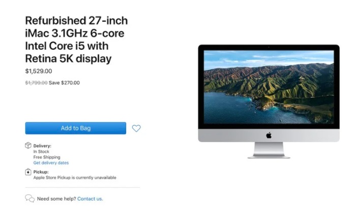 消息称新款 ARM iMac 今年发布，苹果开始销售 Intel 版 27 英寸 iMac 翻新机,第1张