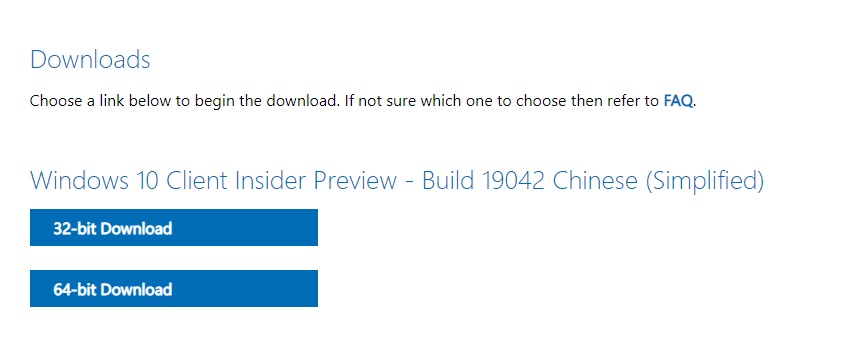 微软官方发布 Win10 20H2 Build 19042 预览版 ISO 镜像下载,第3张