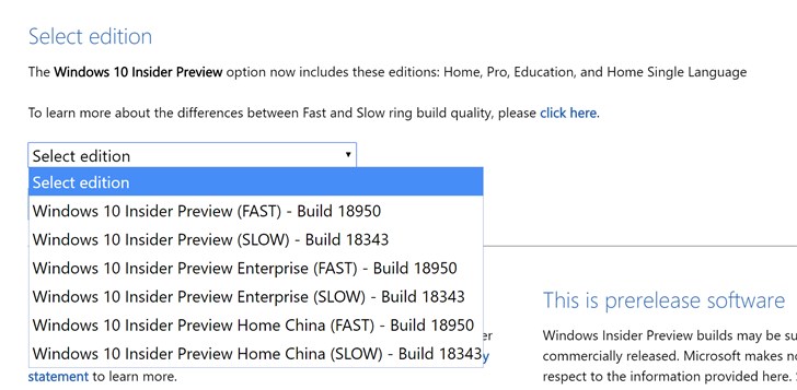 微软 Win10 20H1 预览版 18950 官方 ISO 镜像下载,第2张